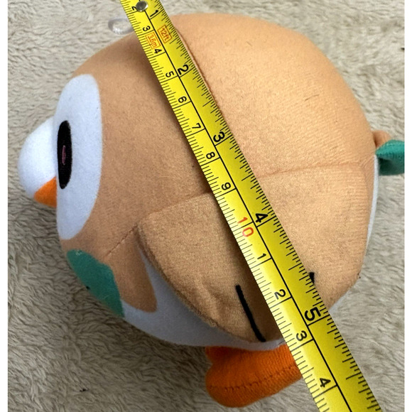 ROWLET Owl Pokemon Stuffed Animal Toy Factory Pokemon Nintendo 6.5” - Picture 6 of 7